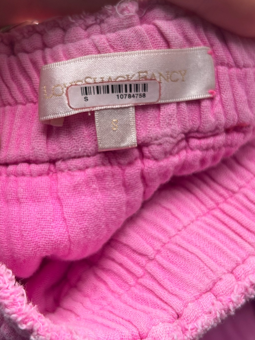LOVESHACKFANCY PINK 
RUFFLE MINI SKIRT COTTON - Picture 3 of 5
